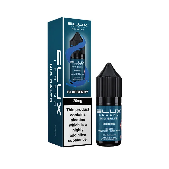 Blueberry 10ml Nic Salt by Elux Legend