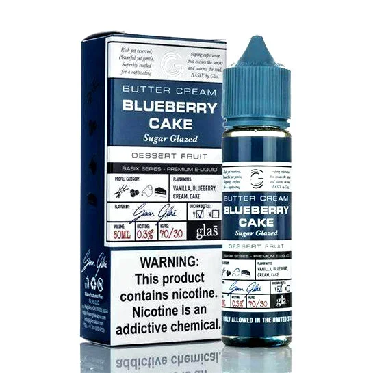 Blueberry Cake – Glas Basix E-Juice (60 ml)