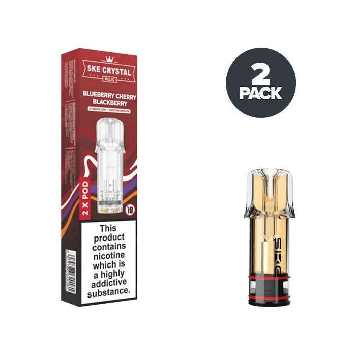 Blueberry Cherry Blackberry SKE Crystal Plus Pre-filled Pods