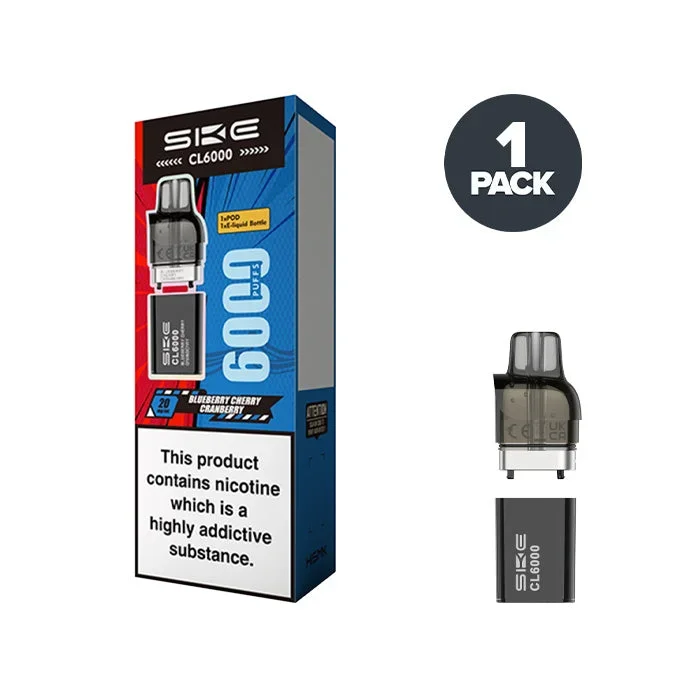 Blueberry Cherry Cranberry SKE CL6000 Pre-filled Pods