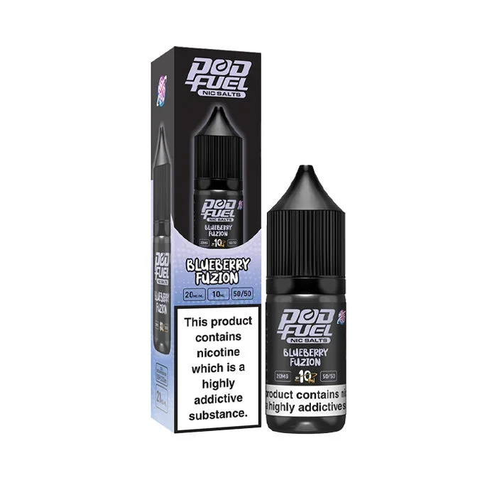 Blueberry Fuzion 10ml Nic Salt E-Liquid by Pod Fuel