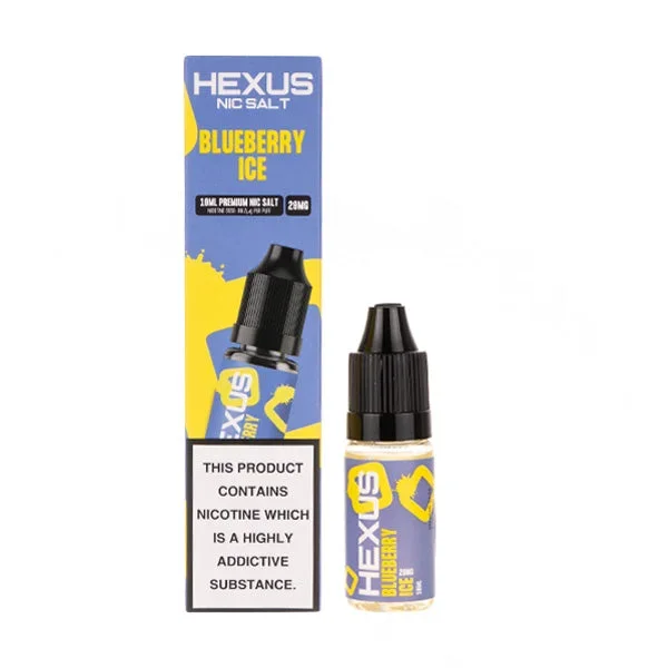 Blueberry Ice Nic Salt E-Liquid by Hexus