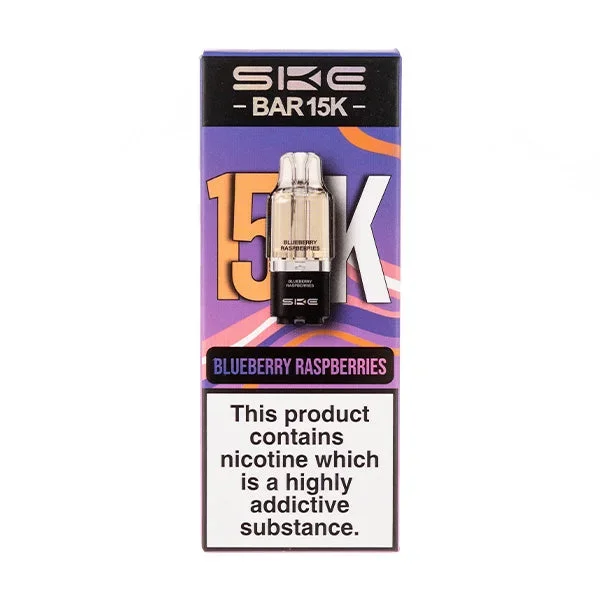 Blueberry Raspberries Bar 15K Prefilled Pod + Refill by SKE