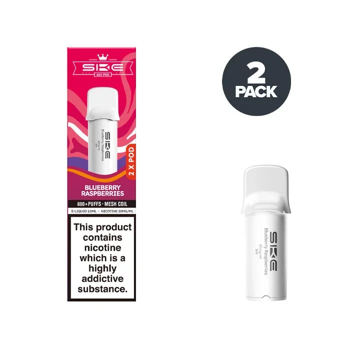 Blueberry Raspberries SKE Crystal 600 Pro Prefilled Pod