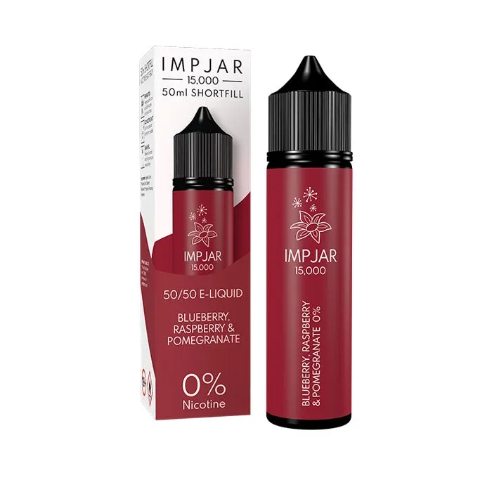 Blueberry Raspberry & Pomegranate 50ml Shortfill E-Liquid by Imp Jar