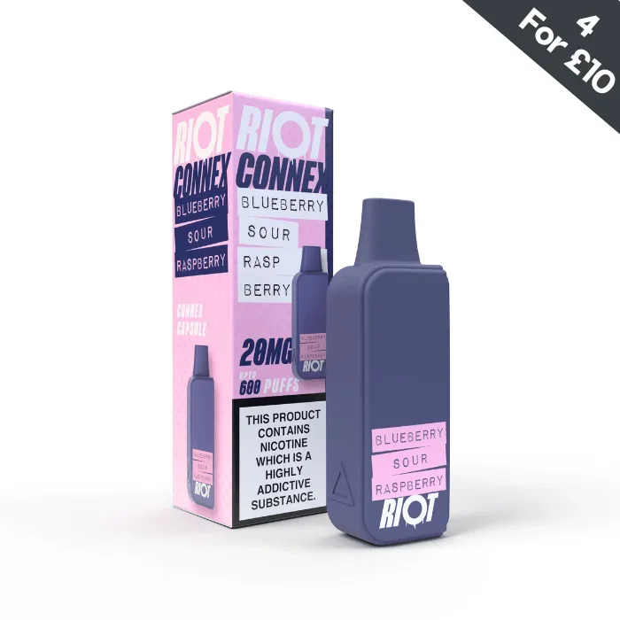 Blueberry Sour Raspberry – Riot Connex – Pre Filled Pod