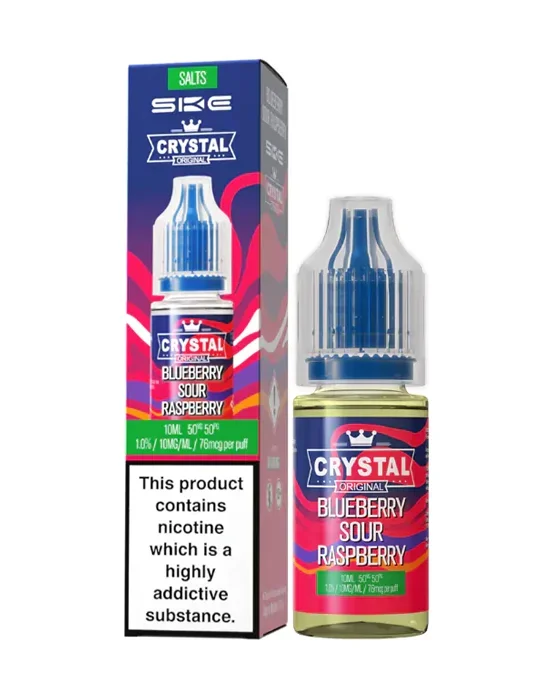 Blueberry Sour Raspberry Nic Salt E-Liquid – Crystal Original