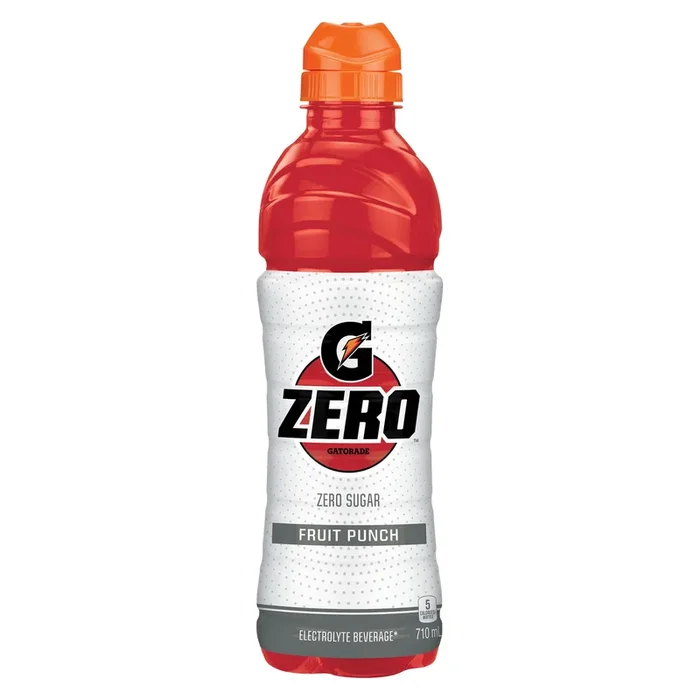 Boisson pour sportifs Gatorade Zero Punch aux fruits, 710 ml