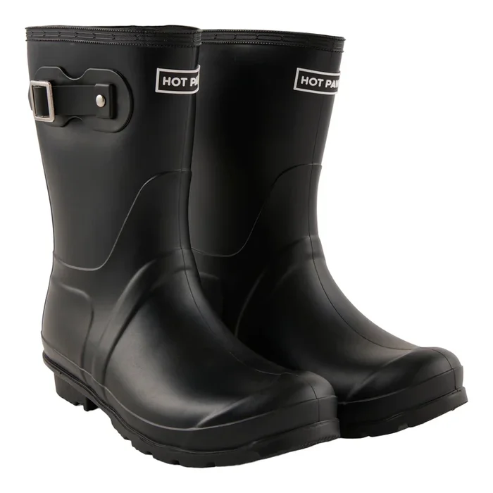 Bottes de pluie Hot Paws pour femmes, noir
