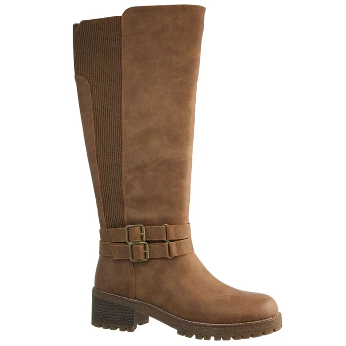 Bottes hautes extensibles au dos lily morgan pour femmes