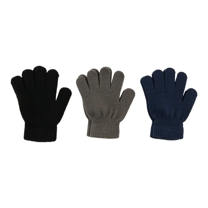 Boys’ Magic Stretch Gloves, 3-Plack