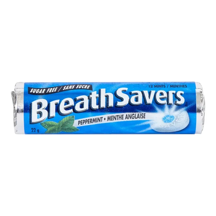 Breath Savers Peppermint Mints – 22g