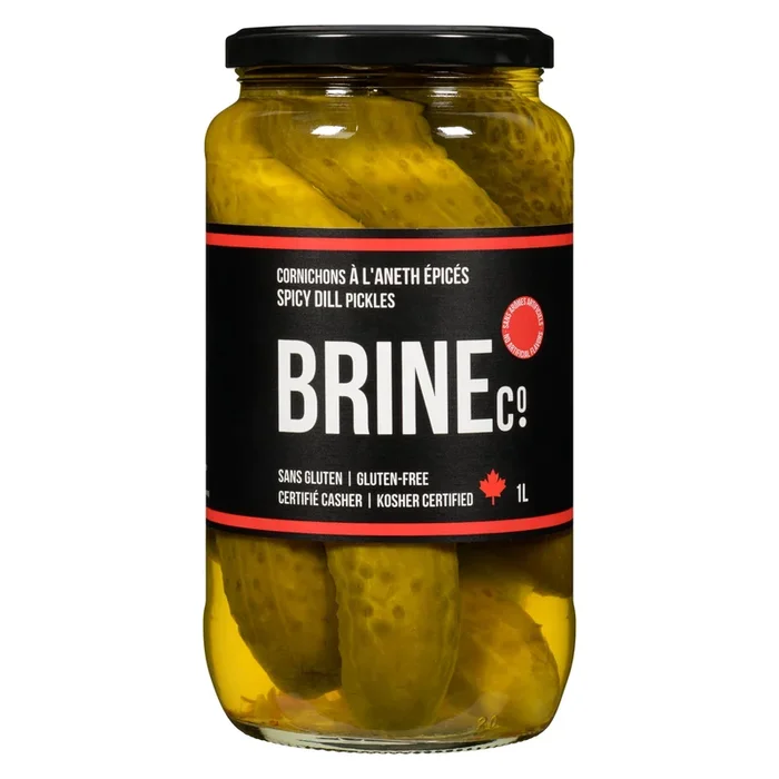 Brine&Co. Spicy Dill Pickles, 1 L