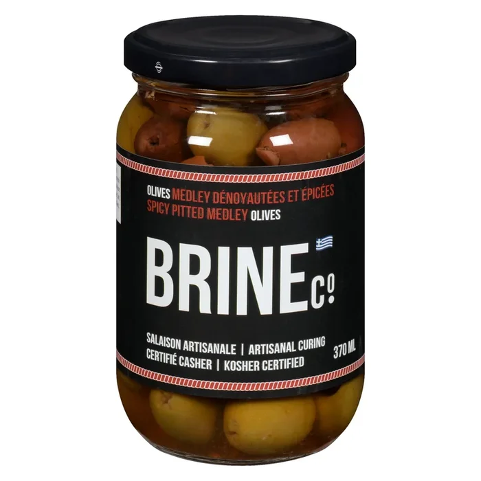 Brine&Co. Spicy Pitted Medley Olives, 370 ml