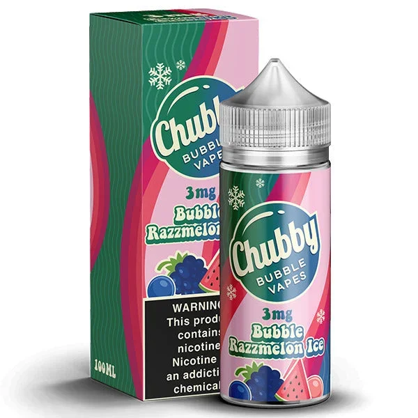 Bubble Razzmelon Ice by Chubby Bubble Vapes 100ml