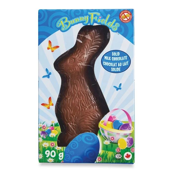 Bunny Fields Solid Milk Chocolate Bunny – 90g