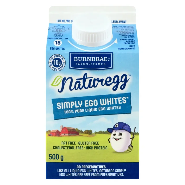 Burnbrae Farms Naturegg Simply Egg Whites, 500-g