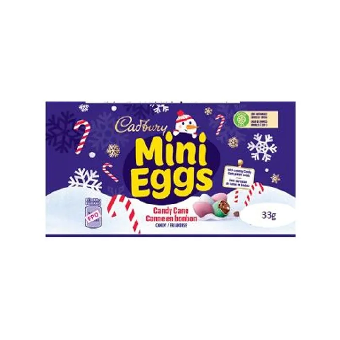Cadbury Candy Cane Mini Eggs, 33-g