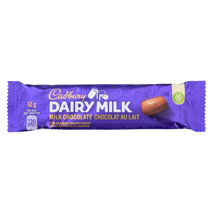 Cadbury Dairy Milk Chocolate Bar, 42-g