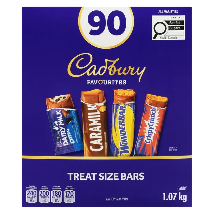 Cadbury Favoris Friandise, emb. de 90, 1.07 kg