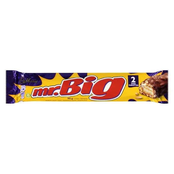 Cadbury Mr. Big Original Bar, 2-Pack, 90 g