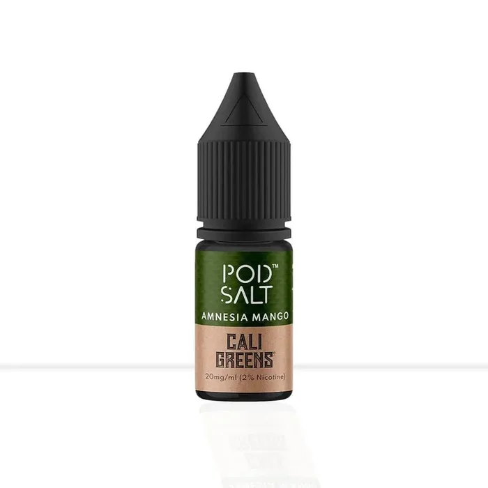 Cali Green Amnesia Mango Nic Salt E-Liquid Pod Salt