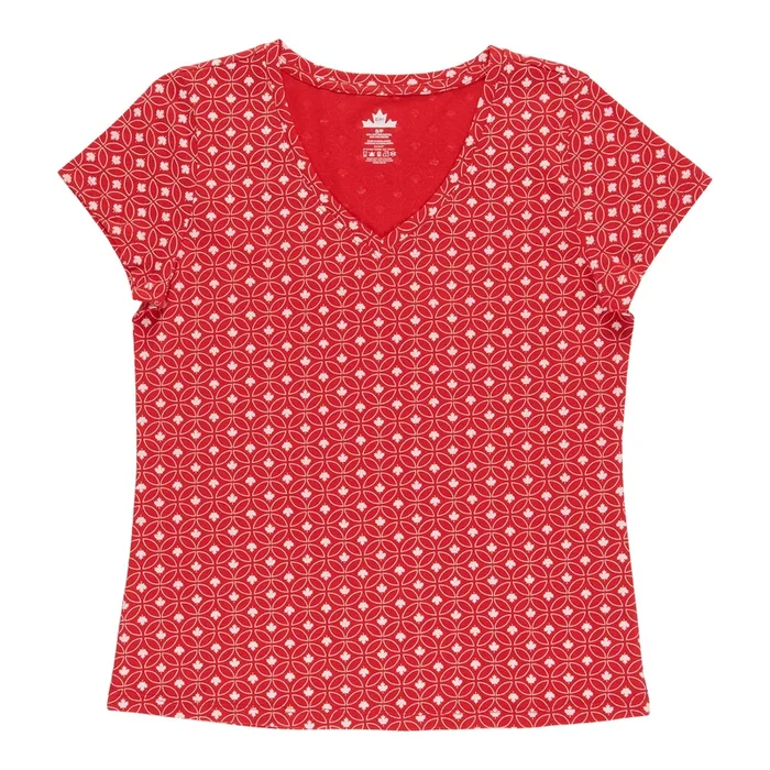 Canada EH! Women’s Seasonal Canada Day V-Neck T-Shirt