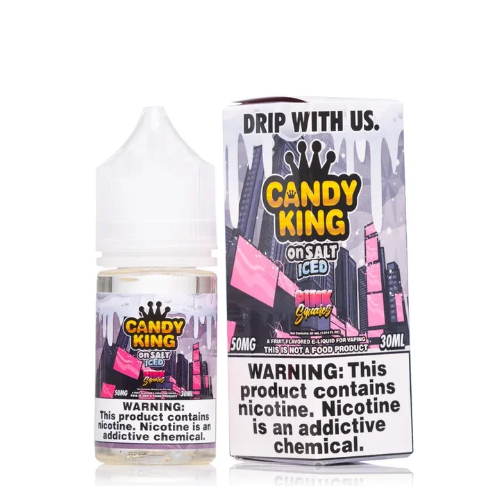 Candy King on Salt Iced – Pink Squares
