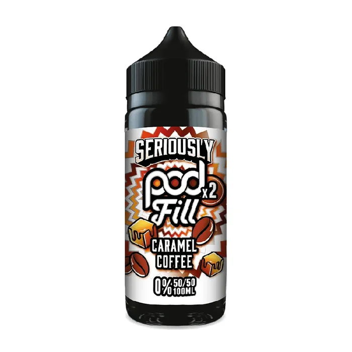 Caramel Coffee Seriously Pod Fill x2 100ml by Doozy