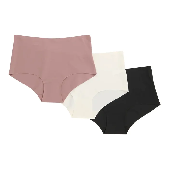 Carisma Women’s Invisible High-Waisted Briefs, 3-Pack