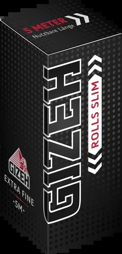 Cartine per Sigarette Gizeh Black Rolls Slim