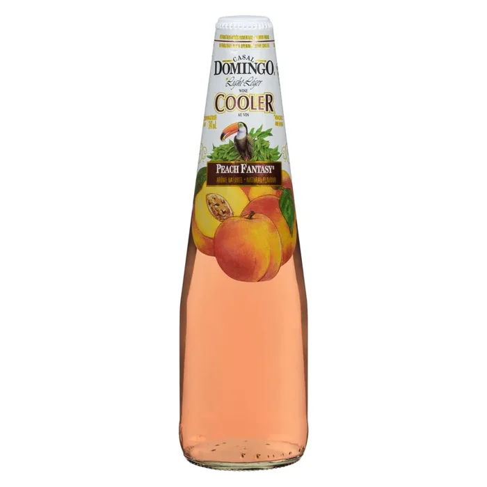 Casal Domingo Peach Fantasy Non-Alcoholic Light Wine Cooler, 341-ml