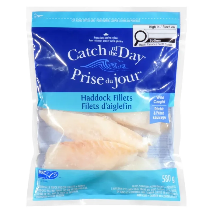 Catch of the Day Haddock Fillets, 580 g