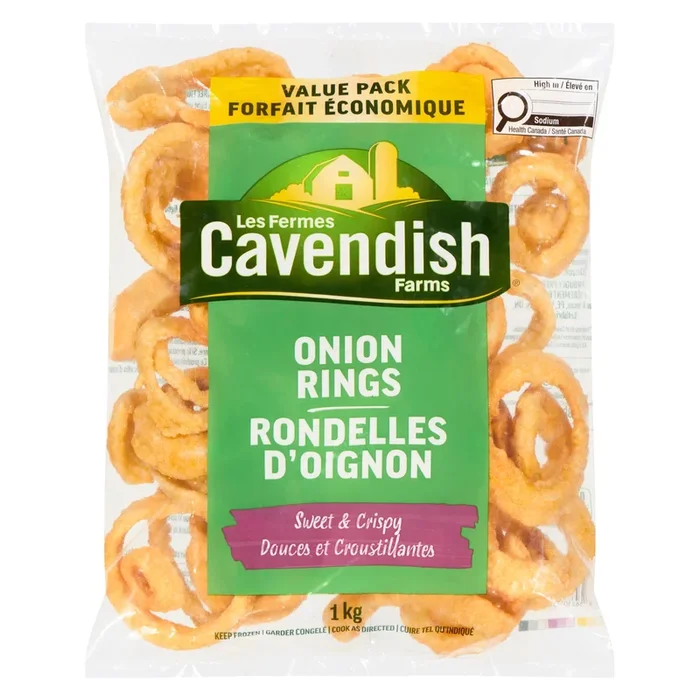 Cavendish Farms Restaurant Style Crispy Sweet Onion Rings, 1 kg
