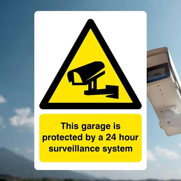 CCTV Garage Security Sign