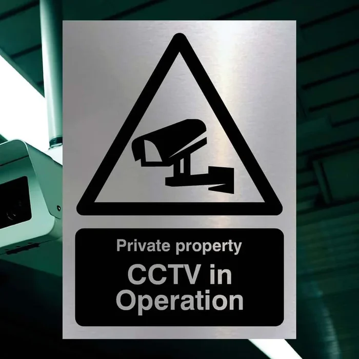 CCTV Private Property Sign