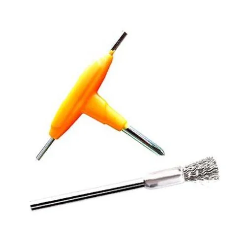 Cepillo para resistencias + destornillador