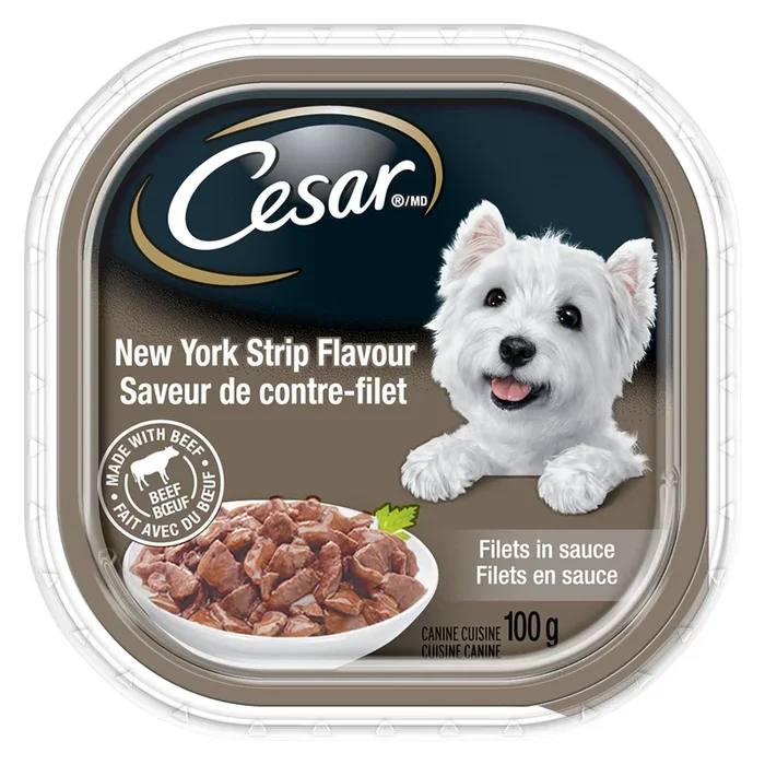 Cesar Filets en Sauce Saveur de Contre Filet, 100g