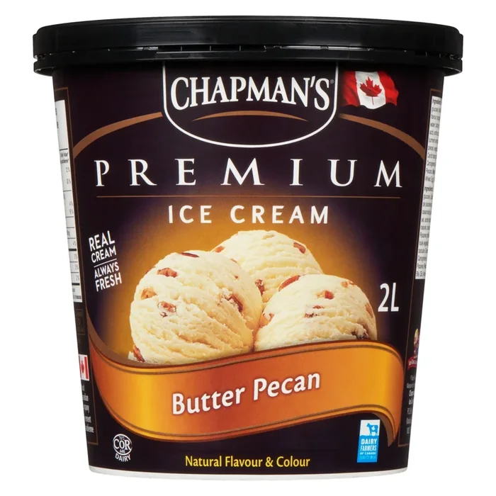 Chapman’s Premium Butter Pecan Ice Cream, 2-L