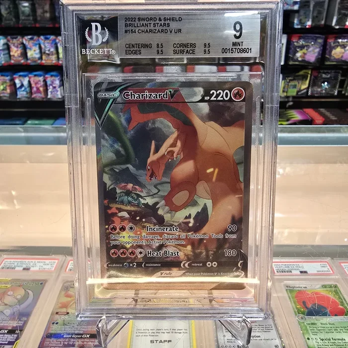 Charizard V (154/172) [Sword & Shield: Brilliant Stars] BGS 9
