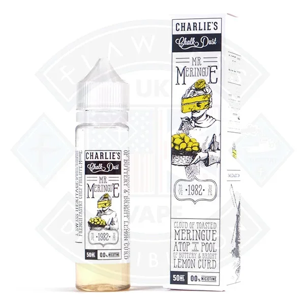 Charlie’s Chalkdust Lemon Meringue (Mr Meringue 1982 Meringue Atop Pool Lemon Curd) 50ml 0mg shortfill e-liquid
