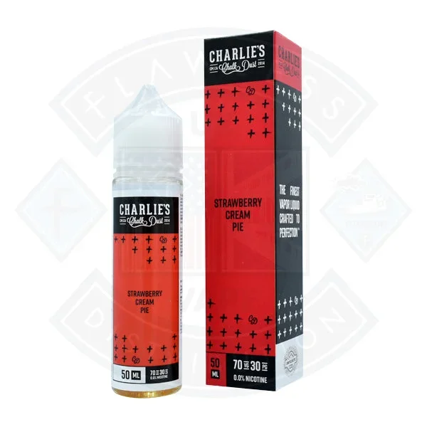 Charlie’s Chalkdust Strawberry Cream Pie 50ml 0mg shortfill e-liquid
