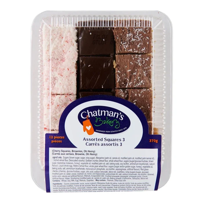 Chatman’s Bakery Assorted Squares, 400-g