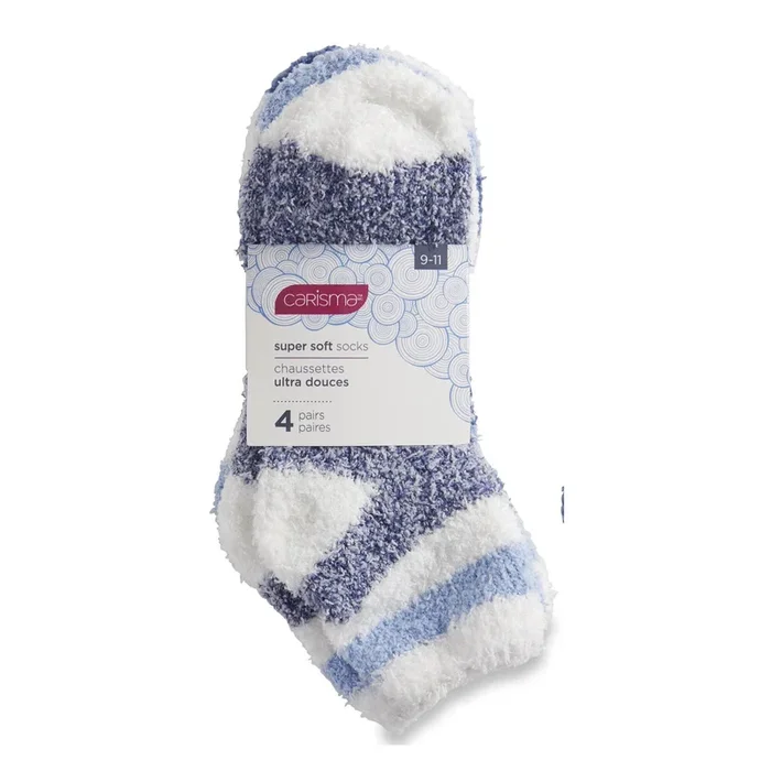 Chaussettes ultra douces Carisma pour femmes, emballage de 4