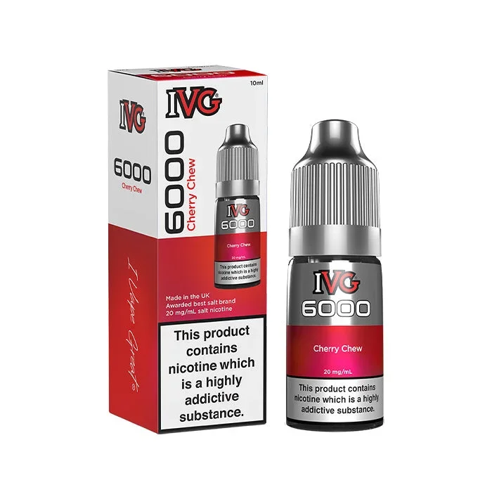 Cherry Chew 10ml Nic Salt E-Liquid by IVG 6000