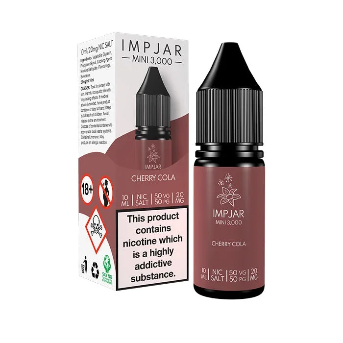 Cherry Cola 10ml Nic Salt E-Liquid by Imp Jar
