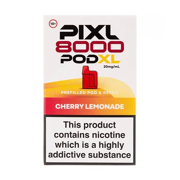 Cherry Lemonade Pixl 8000 Prefilled Pod + Refill by Pixl