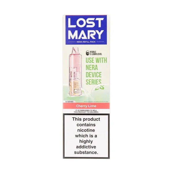 Cherry Lime Nera 15k Pureview Prefilled Pod + Refill by Lost Mary