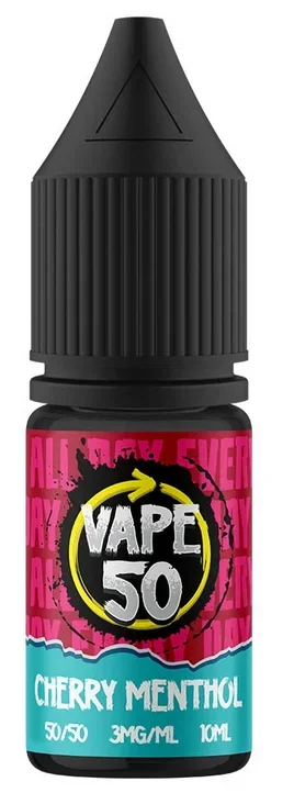 Cherry Menthol E Liquid by Vape 50