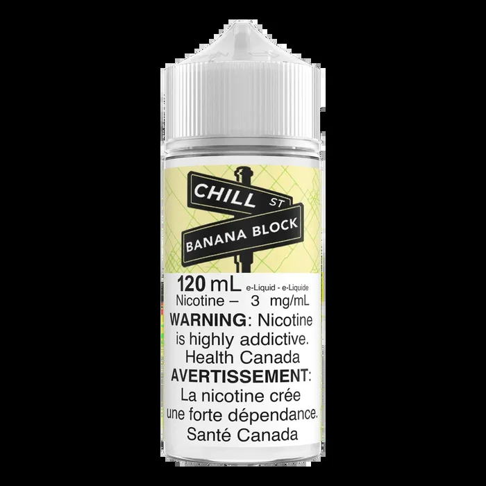 Chill St. 120mL E-liquid – Banana Block